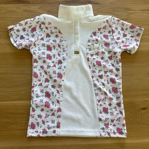 Equine Couture girls horseback riding shirt. Size small